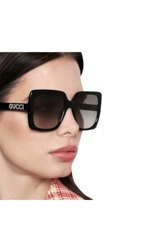 gucci sunglasses gg0418s|gucci oversized square sunglasses.